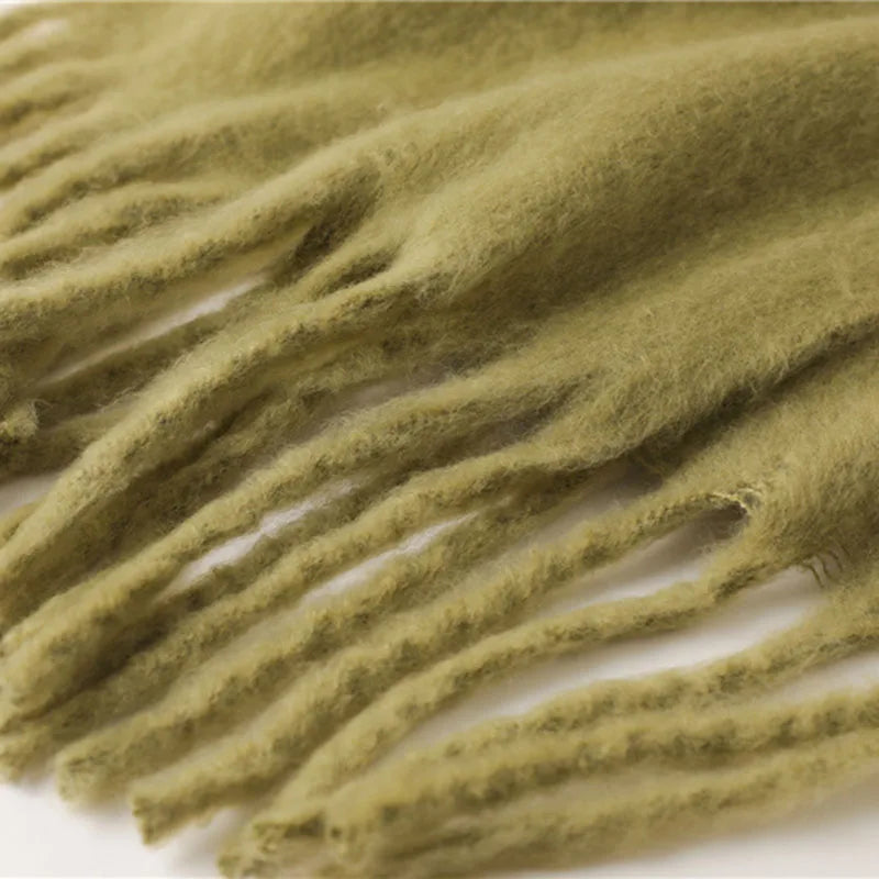 Damen Winter  Schal Sage