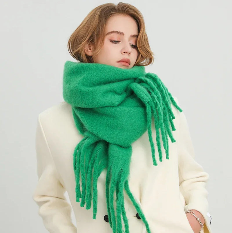 Damen Winter  Schal Verdant