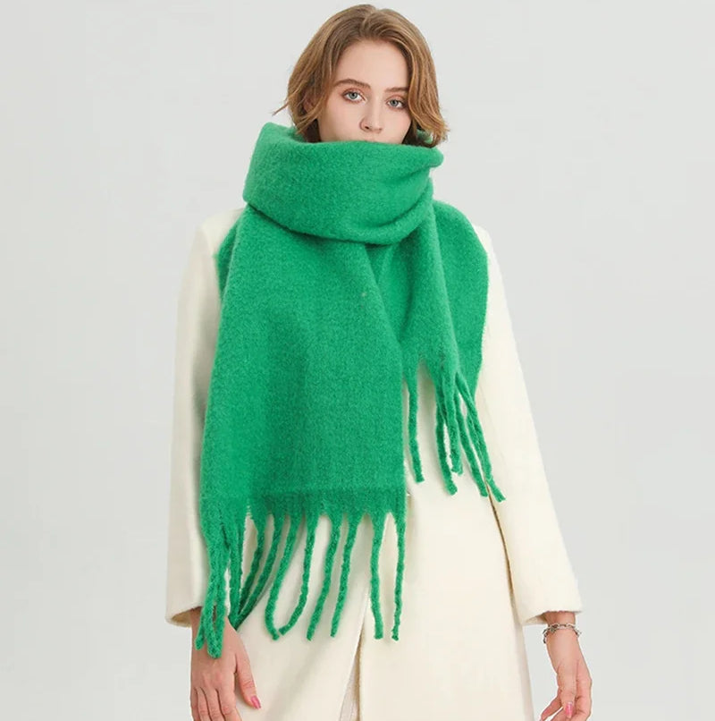 Damen Winter  Schal Verdant